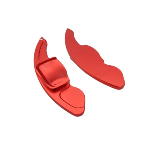 �V�t�g�p�h���G�N�X�e���V���� Compatible With Passat For Scirocco For Polo For Golf 6 �Ԃ̃X�e�A�����O�z�C�[���̃V�t�g�p�h�������������i�M�A(Red)