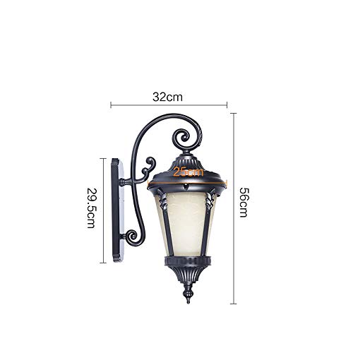 Lampe murale extérieure à la rouille véritable pour façade noble - 6