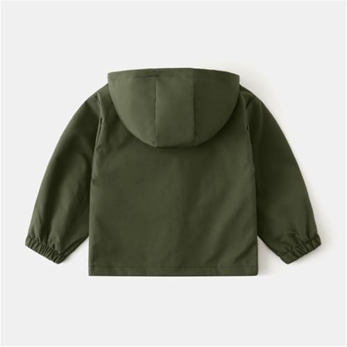 Irsutey Toddler Boy Zip Up Hoodie Dress Shirt Kid Windbreaker Jacket Shirt Basic Sport Boys Long Sleeve Pocket Shirts2