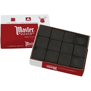 Imperial craie de billard noire, lot de 12 cubes, USA