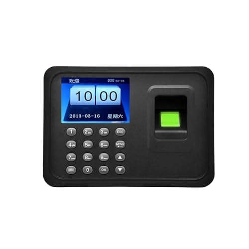 Control Horario Empleados Reloj de control de asistencia, de asistencia biométrico A6, lector de huellas dactilares USB, reloj de control de asistencia