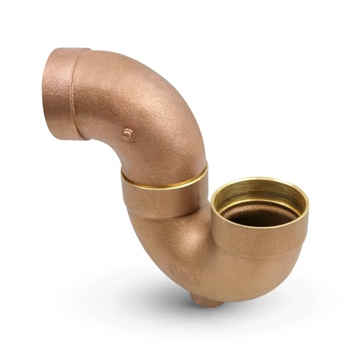 Highcraft DWV Cast Brass P-Trap