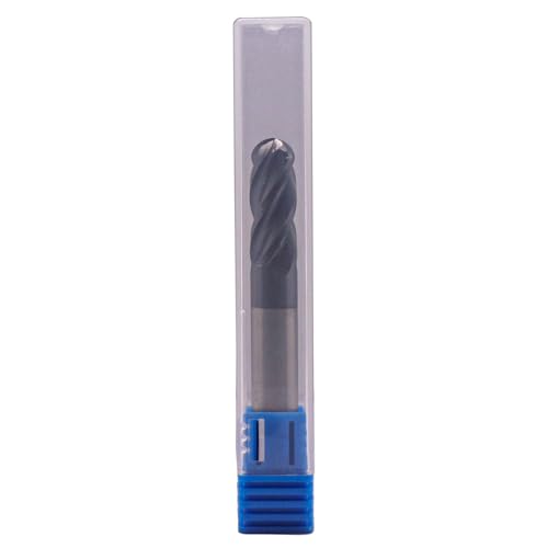 Image of BestParts 5 /16 inch 4 Flute Ball Nose Solid Carbide End Mill - AlTiN Coated | 30 Degree Helix, 5 /16 inch Cutting Diameter, 5 /16 inch Shank Diameter, 13 /16 inch Length of Cut, 2-1 /2 inch Overall Length