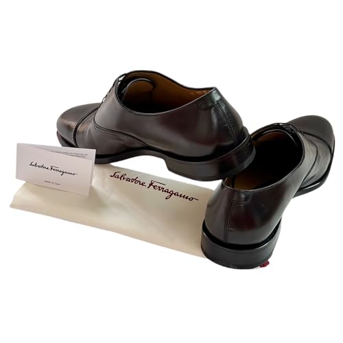 Giovanni Leather 11.5 EE Cap Toe Gancini Oxford Men's Black Dress Shoes (Salvatore3