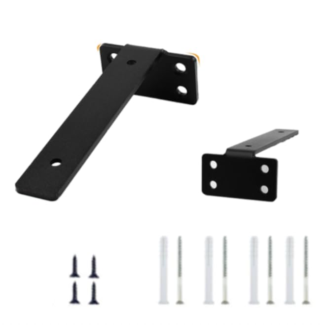 ZIBUYU® 2 Pack Floating Shelf Brackets-image-44