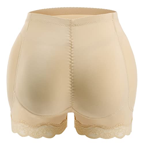 Lot de 2 culottes amincissantes sans couture pour femme - Pour rehausser les hanches - Pour rehausser les fesses - Nude - Taille M Cover