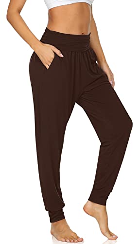 Image of UEU Women's Cozy Yoga Joggers Pants Loose Workout Sweatpants Comfy Lounge Pants with Pockets