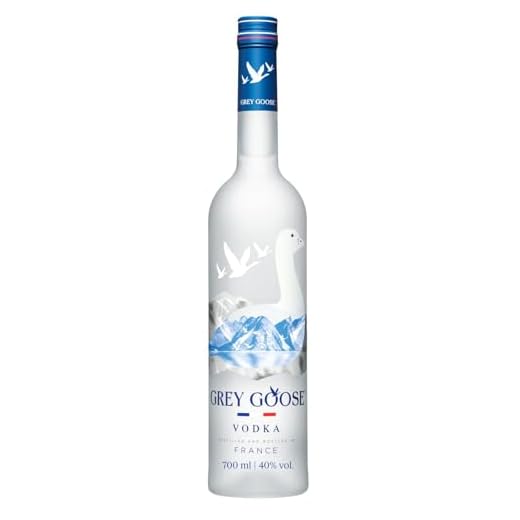 GREY GOOSE Vodka Prémium Francés, 40% vol., 70 cl / 700 ml, elaborado exclusivamente con el mejor trigo francés y agua de manantial de Gensac, en la región de Cognac