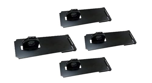 Hasp et agrafes fixes pour réparer et verrouiller un portillon en bois