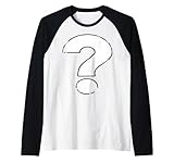 Photo Gallery punto interrogativo incrinato maglia con maniche raglan Photo Gallery punto interrogativo incrinato maglia con maniche raglan