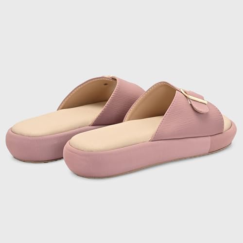 Image of Centrino Women's Sandals | Elegant Stylish Slip-On Chappals for Ladies |Lightweight & Breathable Slippers /Flip-Flops| Durable Outdoor Synthetic Casual Wear,Party and Formal Occasions(9322)