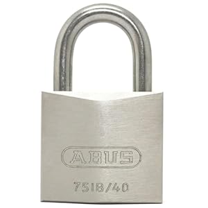 Abus 28638 Brass Padlock with Reversible Key