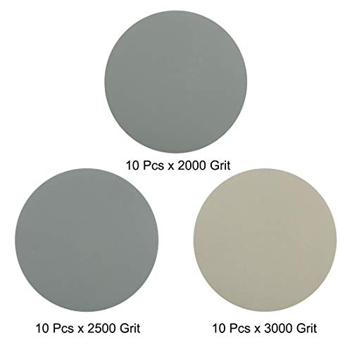 Disque abrasif auto-agrippant pour un ponçage de précision sans trace grain 2000-3000