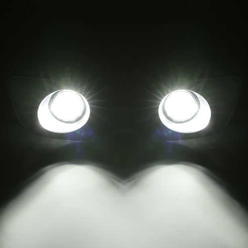 HECASA LED Fog Light Assembly Compatible with 2015-2023 Dodge Charger GT Pursuit R/T SRT Hellcat Redeye Widebody SRT Replacement for 68280429AA 68280428AA Fog Lamp Kit w/Switch Bezels Wires by HECASA - Image 6