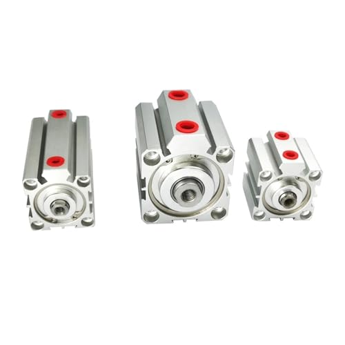 Cilindro de doble efecto compacto serie SDA de 20mm con carrera de 50mm 4