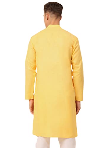 Image of Jompers Men's Cotton Ethnic Solid Kurta.