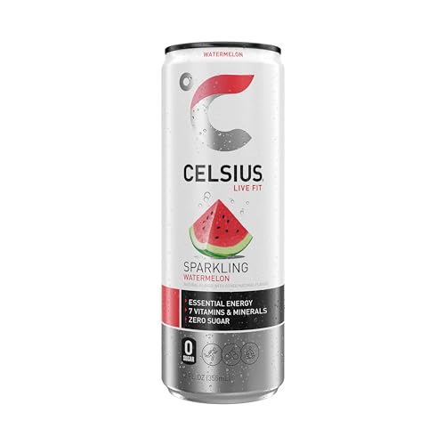 Celsius 889392003611 Sparkling Watermelon, Functional Essential Energy Drink 12 Fl Oz thumb #4