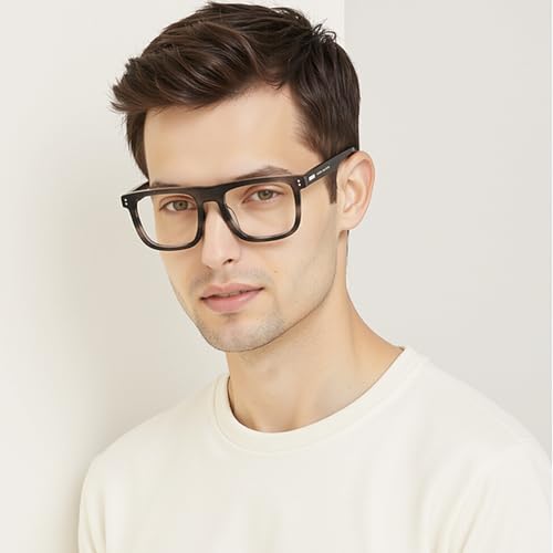 Image of John Jacobs Coastline Collection | Grey Full Rim Premium Eyewear | Blue Light blocking Glasses | For Men and Women | Medium