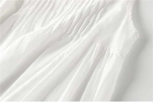 Kiioouu Spring Cotton Slip Dress Adjustable Shoulder Strap Embroidery Gentle Cute Dress3