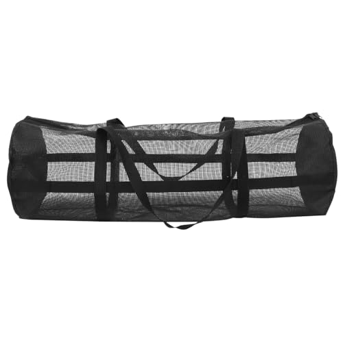 BESPORTBLE Volleyball Training Equipment Mesh Duffel Bag Basketball Holders for Balls Sports Ball Bag Comfortable Shoulder Strap