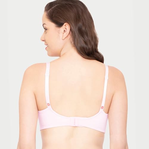 Image of Enamor Women's Everyday Cotton T-Shirt Bra - Non-Padded, Non-Wired, Full-Coverage, Pinch-Free, Ultra-Smoothing Design