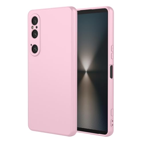SEAHAI Case for Sony Xperia 1 VI, Ultra Thin Silky-Soft Touch Liquid Silicone Phone Cover with Shockproof Airbag Design