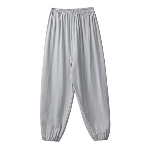 Kids Boys Girls Soft Loose Yoga Pants Active Harem Pilates Leggings Lightweight Ballroom Dancewear