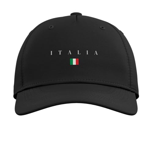 Gorra Ajustable Italia Negro Unisex miniatura 2