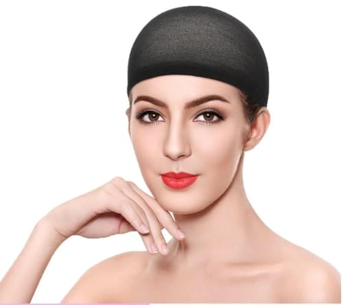 Ultra Thin Stocking Wig Caps - Elastic Nylon Mesh, Stretchable, Airy, Breathable, One Size, Comfort Fit, Hair Styling Accessory, Sensitive Scalp Protection, Oil Barrier, Sweat Absorbent, Wash-Reuse