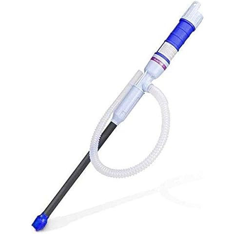 YlRNhe Handheld Liquid/Fuel Transfer Siphon Pump - Electric Battery Operated Powered Liquid Transfer Siphon Pump Portable for Diesel Fuel Oil Water (Without Battery) Cover