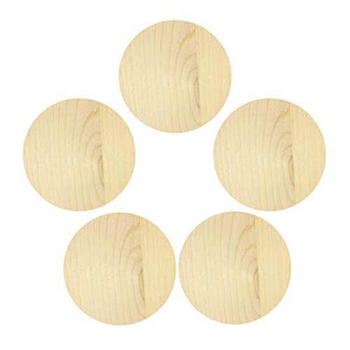 Pstyle. 木板 木材 チップ スライス 輪切り PST-112 (直径8x厚さ2cm 5個セット)