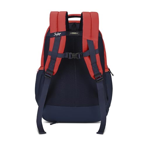 Image of Skybags Kenshi 34L Casual Backpack for Boys & Girls with 3 Compartments & Adjustable Shoulder Strap | Quick Access Front Pocket | Rain Cover | Perfect for School & Travel - Unisex