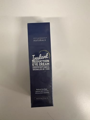 Enaskin Naturals Instant Eye & Face Firming Cream – Visibly Smooths the Look of Fine Lines, Deep Wrinkles, and Under-Eye Puffiness with Tightening Effect – For Women & Men – 0.5 oz
