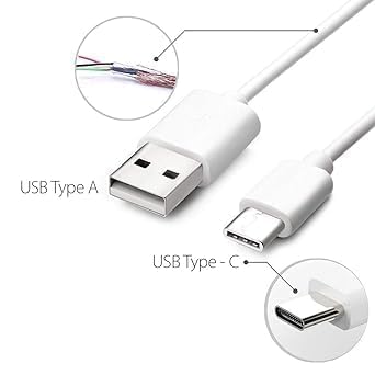 Image of Original 44W Fast Cable Compatible for vivo V25 / vivo V 25 Pro V 19 Pro USB Cable Original Like | Data Sync Cable | Rapid Quick Dash Fast Charging Cable|Type-C Cable (APR105)