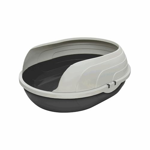 Jumbo Cat Litter Box – High Sided Kitty Litter Pan for Big Cats – Durable Plastic, Easy Clean, Low Entry for Kittens and Seniors – Furacão Pet