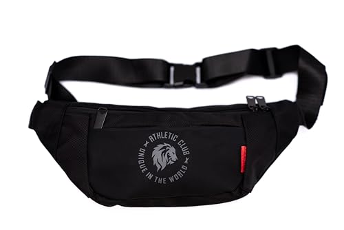 Athletic Club Bilbao Riñonera Deportiva, 32 x 14 x 5 cm, Negro,...