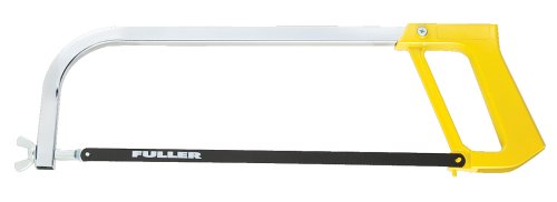 Johnson Level & Tool Fuller Tool 320-2009 Yellow Square Frame Fixed Hacksaw Accepts 10-Inch and 12-Inch Blades