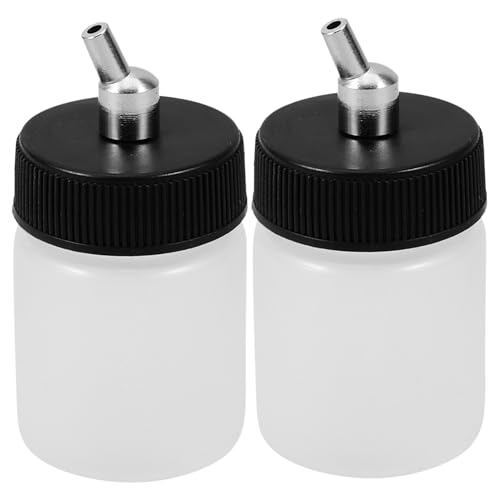 ARTIBETTER 2Pcs Airbrush Paint Container Detachable Spray Paint Cups for Versatile Painting Projects Replaceable Pigment Holder for Different Colors and Materials Airbrush
