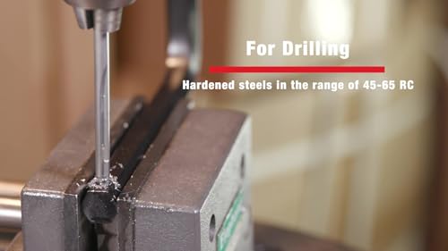 Foret à pointe carbure Drill America D/ADIE mèches de perçage 1/4 in