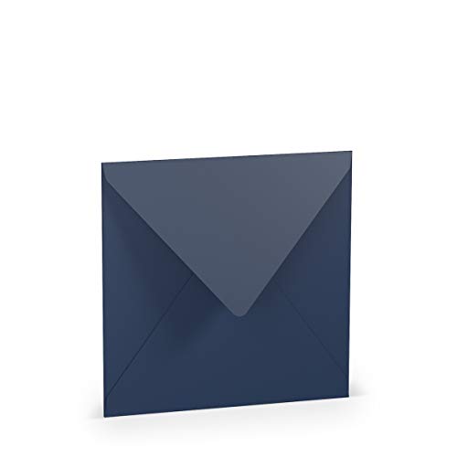 10 x Paperado Briefumschläge 16,4x16,4cm Seidenfutter Nassklebung VE=5