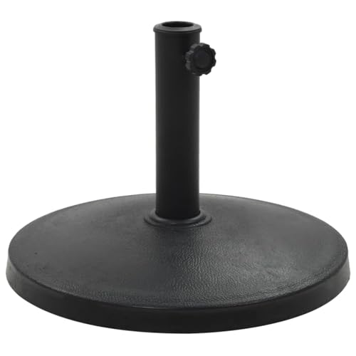 SKM Parasol Base Round Polyresin 10 kg Black (Weight-12KG)
