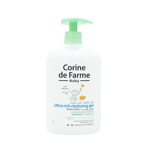 Corine De Farme Cdf Baby Hair & Body Wash Sulfate Free 500ml 96%
