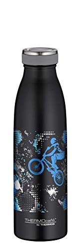 4067.104.050 Thermosflasche TC Bottle, Edelstahl Bike Black 0,5 Liter, 12 Stunden heiß, 24 Stunden kalt, BPA-Free