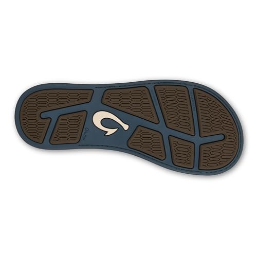 Image of OluKai Tuahine Men's Waterproof Leather Sandals, Versatile Beach Flip Flops, Arch Support & Comfort Fit, Lightweight & Durable, Enhanced Grip & Traction