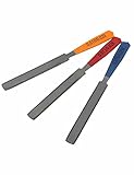 Metallor Guitar Nut File Set Double Edge Nut Slotting File for Electric Guitar Tools Luthier Tools Set of 3Pcs.