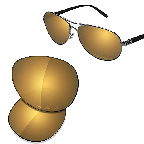 Image of SAUCER Premium Replacement Lenses & Nosepads for Oakley Feedback OO4079 | UV400 Protection, Anti-Scratch, Precise Fit