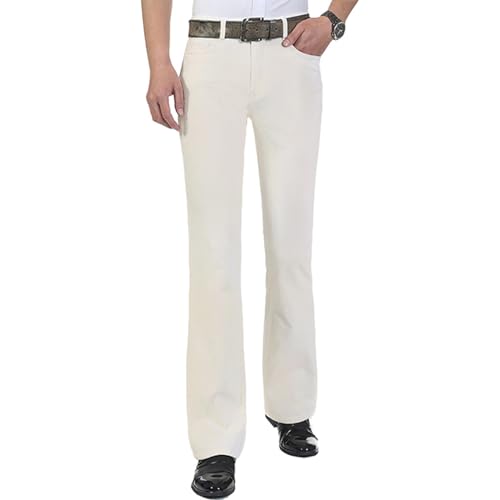Men's Corduroy Boot Cut Pants Flared Flares Style Trousers Slim Fitted Stretch Casual Vintage Hippie Party2