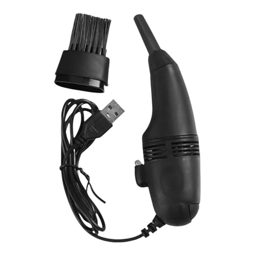 Aspirador de teclado – Limpiador de mano compacto ABS, mini aspiradora de carga USB, herramienta de limpieza portátil inalámbrica con fácil uso y carcasa | Accesorio de limpieza de precisión para