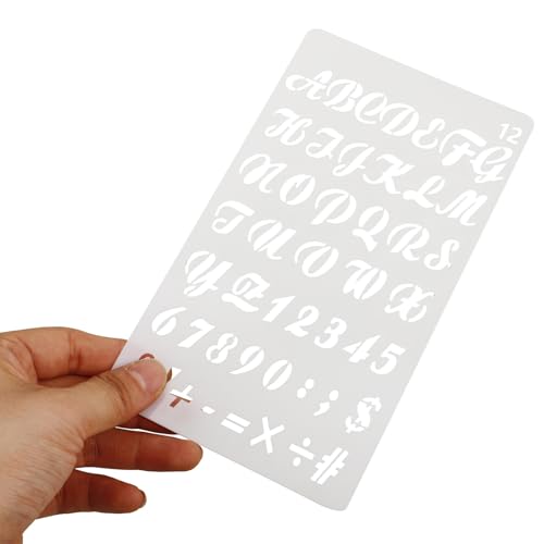 Plantillas de letras PET de alta durabilidad para rotulación y estarcido 5
