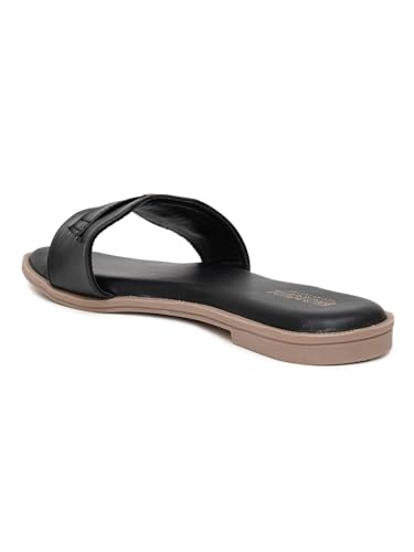 Image of Women's Oasis Flat Sandal Lightweight & Flexible Comfortable Design Anti-Skid Sole Versatile Style For Girls /Ladies